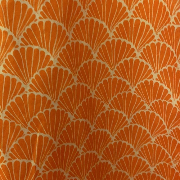Orange Button Down Crown & Ivy Shirt Seashell NWOT - Picture 5 of 5